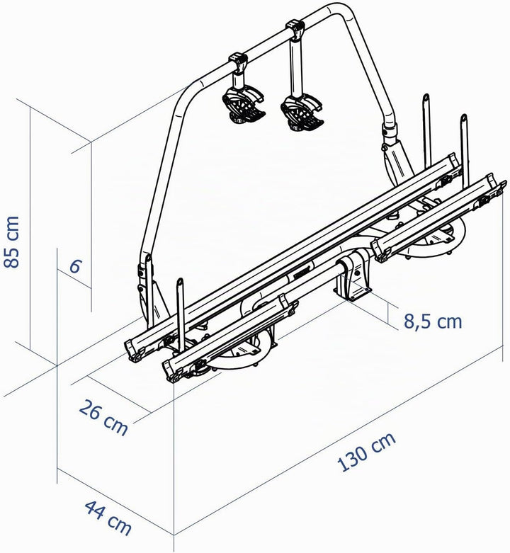 Thule Fahrradträger Caravan Smart Camping Wohnwagen Fahrradhalter Halterung Befestigung Fahrrad Rad