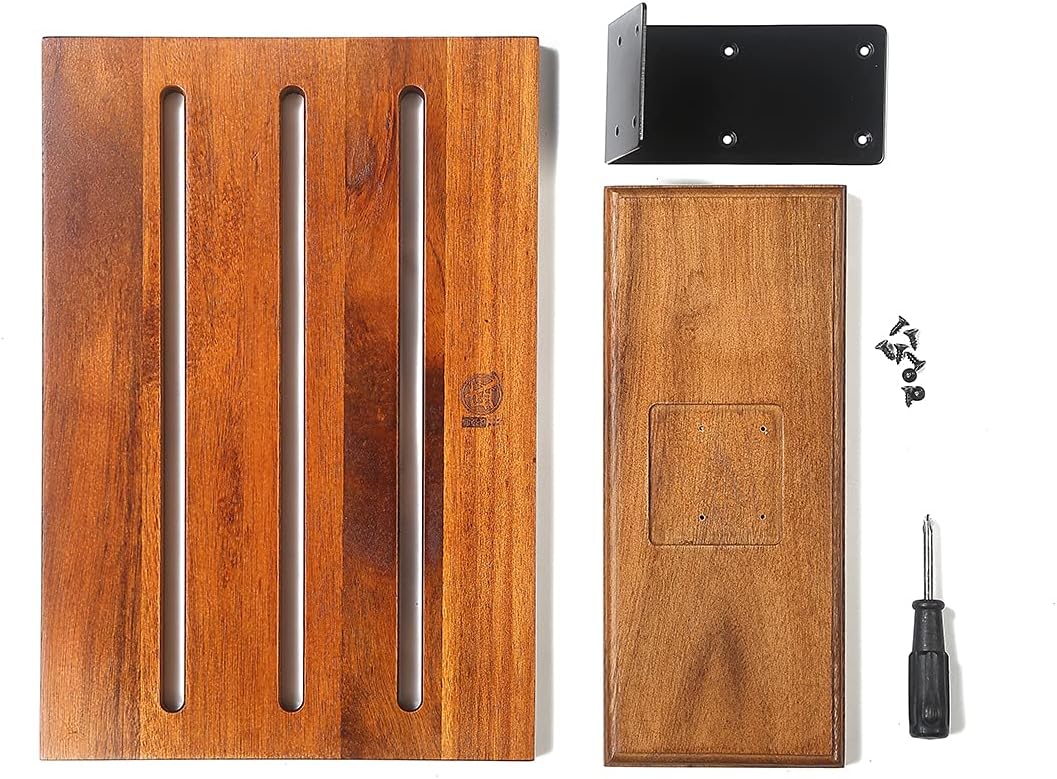 MITSUMOTO SAKARI Küche Messerblock Magnetisch, Japanischer Akazienholz Messerblock, Verbesserter Dop