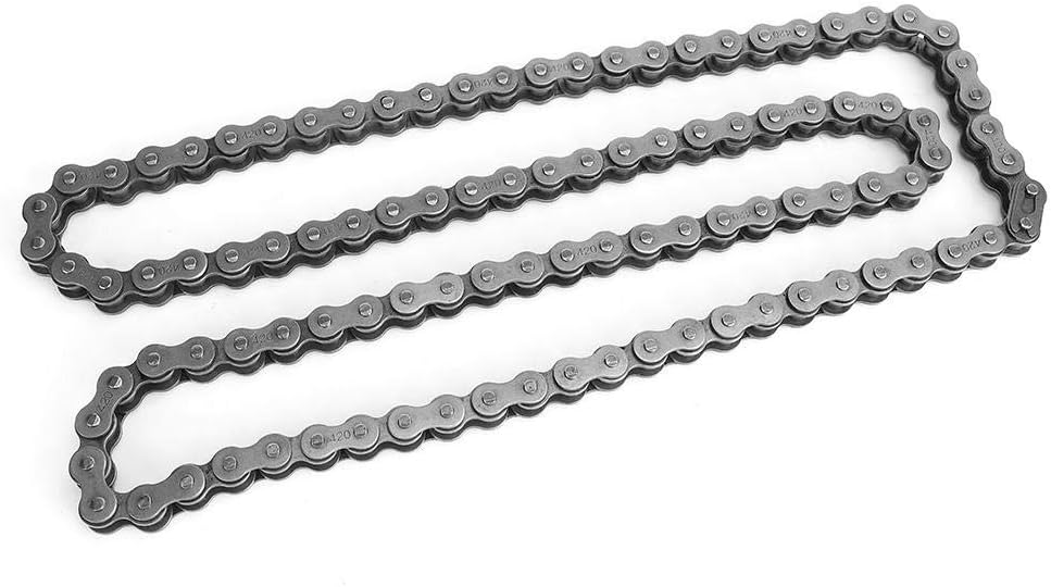 Qiilu 420 102 Motorrad Link Chain, Motorradkette Fit für 90 110 125ccm Dirt Bike ATV Quad TaoTao SUN