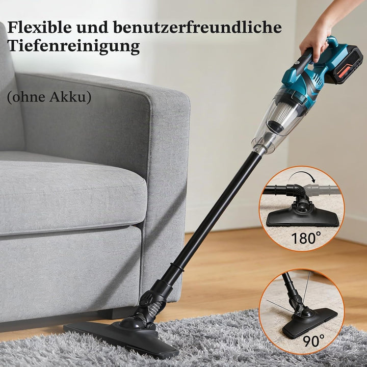 4-in-1 Akku Staubsauger für Makita 18V, Multifunktionaler Handstaubsauger mit 10000Pa Saugleistung,