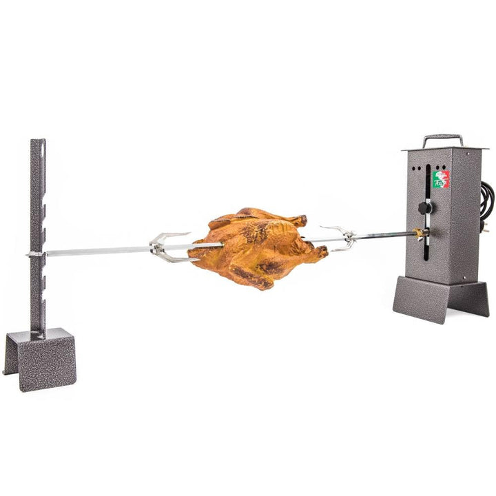GIEMME Elektrischer Drehspiess für Kamin & Grill – Rotisserie mit Motor, Drehspiess für Fleisch & Ge