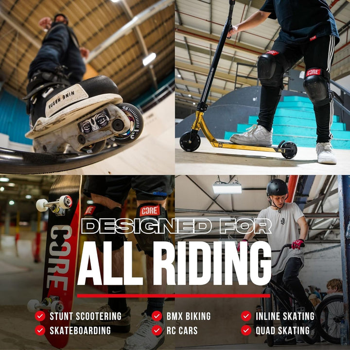 CORE Skate Ramp for Kids - Mini Kicker Scooter Ramp Skateboard Ramp BMX Ramp RC Car, Foldable Bike L