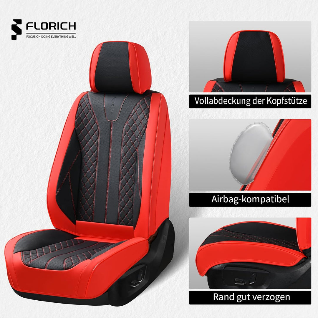 FLORICH Autositzbezüge Universal Sitzbezüge 5er Set für die Vordersitze und Rücksitze Autositzbezüge
