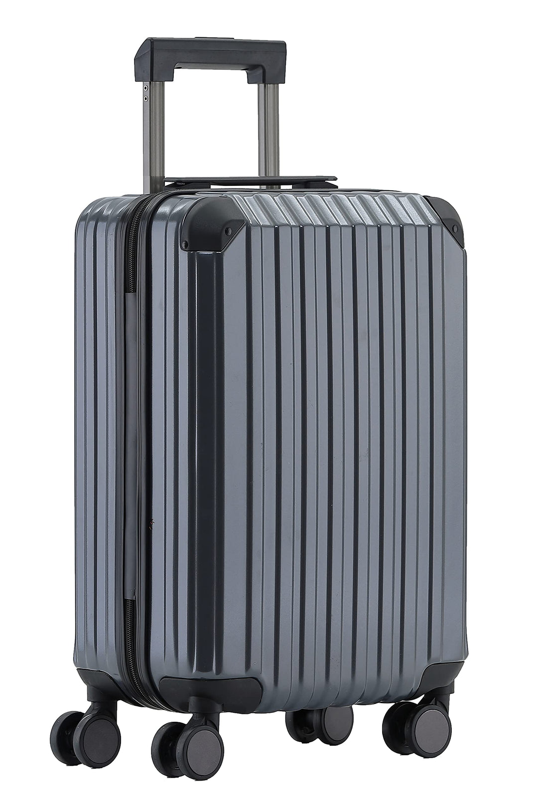 M816 TSA-Schloss Koffer Reisekoffer Trolley Kofferset Hardschale Boardcase Handgepäck (Grey, Kleiner