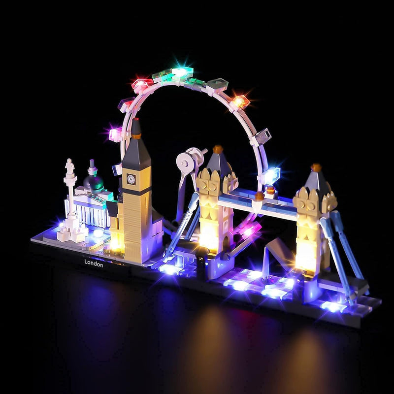 Led Licht Set für Lego Architecture London Skyline,Dekorations Led Beleuchtungs Set für Lego 21034 L