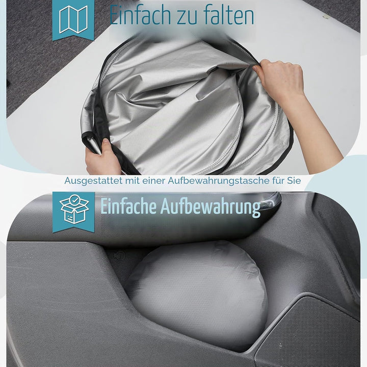 [Upgrade] CDEFG Kompatibel mit Nissan X-Trail T33 2022-2025 2026 Sonnenschutz Abdeckungen Frontschei