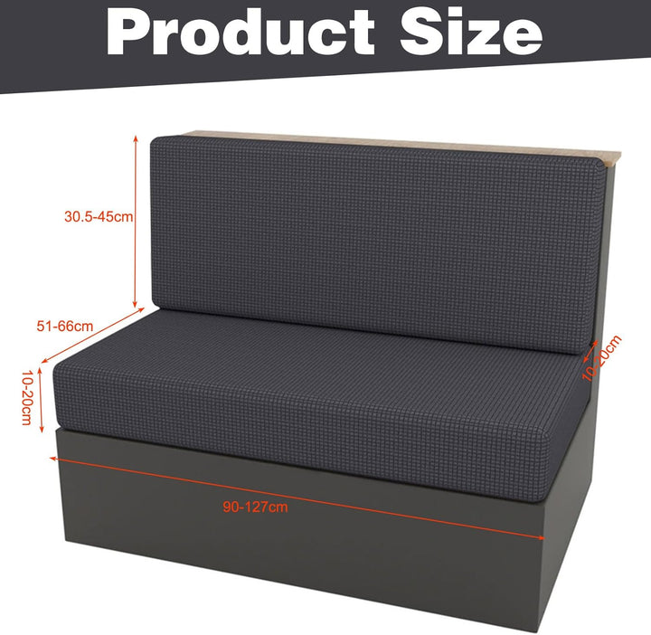 2 Stück Camper Kissenbezüge, 1 Set Spannbezüge Couch, RV-Sitzbezüge, Wohnwagen Polster, Sofa-Sitzkis