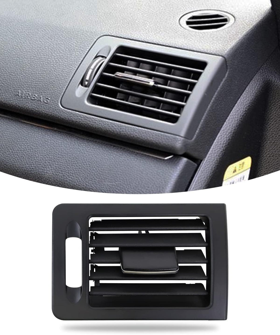 EULIMBQS Front Air Grille Outlet Cover für Mercedes Benz W204, AC Vent Grille Outlet Cover Panel Ers