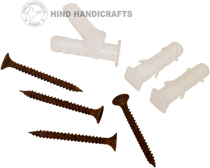 Hind Handicrafts Wandmontierter Vintage-Schiff-Spiegel mit Bullaugen-Motiv, für Heimdekoration, Pira