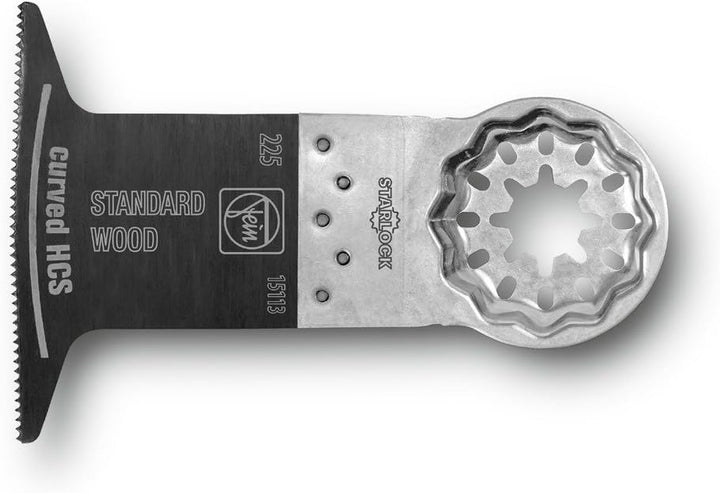 Fein 63502225240 E-Cut Standard-Sägeblatt curved Bi-Metall-Verzahnung für Holz, Gipskarton und Kunst