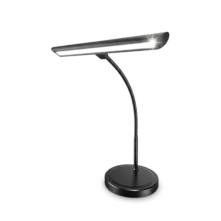 Infitronic IN18LEDKL – 18 LEDs Klavierleuchte Klavierlampe Tischlampe Warmweisses Licht Dimmbar USB