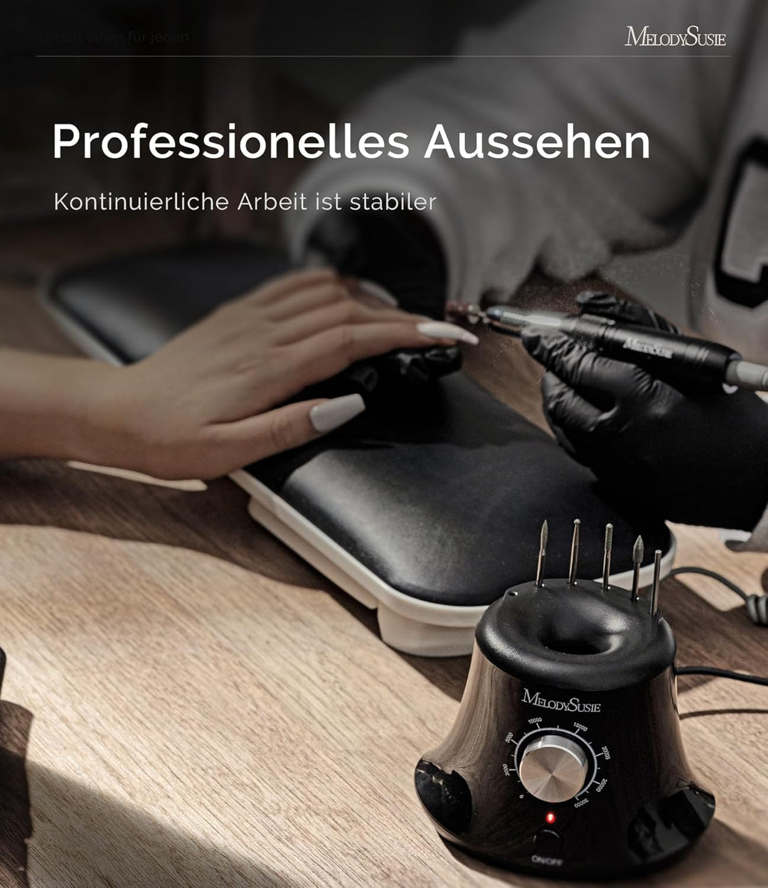MelodySusie Elektrische Nagelfräser 30000 U/Min Professionelle Elektrische Nagelfeile Maniküre Pedik