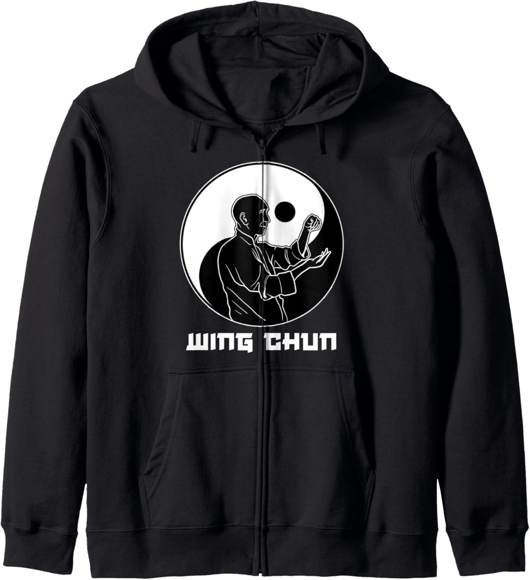 Wing Chun Chinesische Yin Yang Kung Fu Kampfkünste Balance Kapuzenjacke