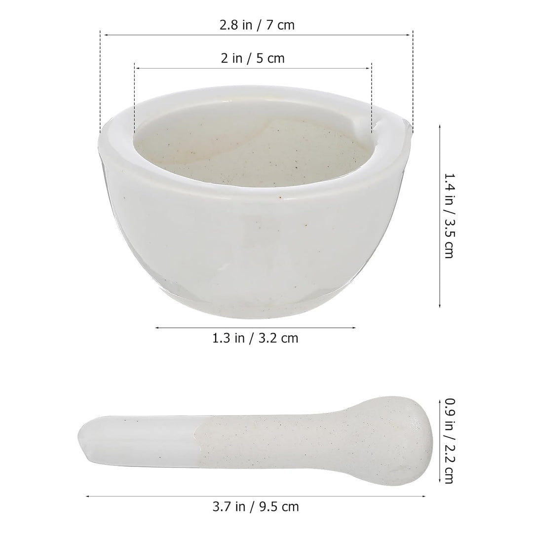 UPKOCH Mörser mit Stössel Mörser Marmor Pfeffer Mörser Klein Porzellanzerkleinerer Pfefferschale Han