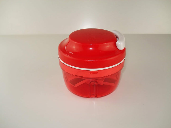 TUPPERWARE Turbo-Chef Zwiebelschneider Chef Speedy Boy rot 10124