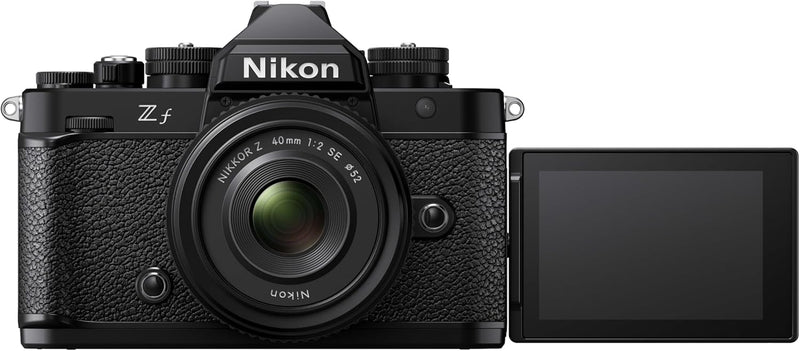 Nikon Z f Gehäuse Vollformatkamera, 24.4MP, 4k Video, Pixel Shift, Gehäuse mit Magnesiumlegierung, N