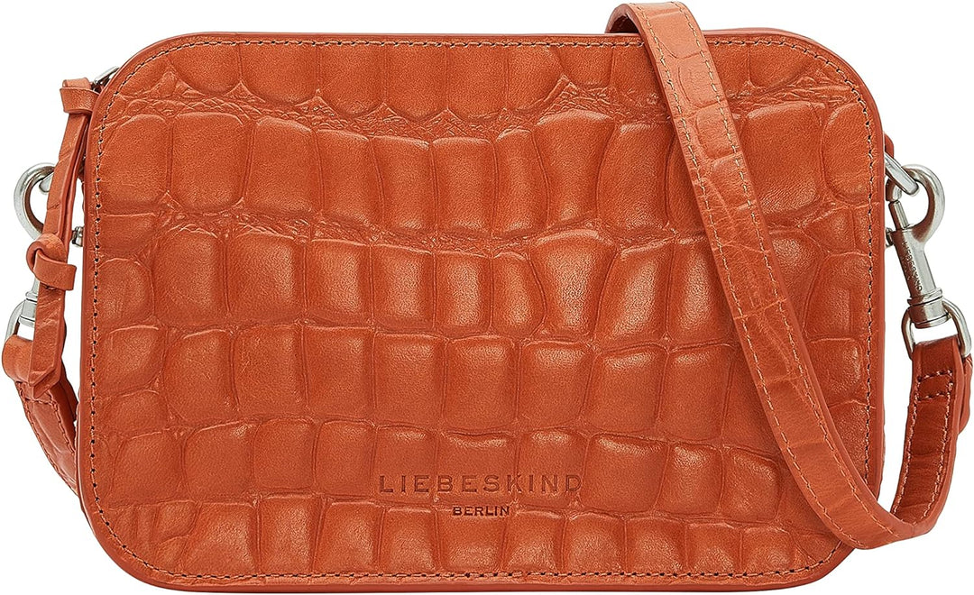 Liebeskind Berlin Damen Luka Crossbody S Dark Mandarine, Dark Mandarine