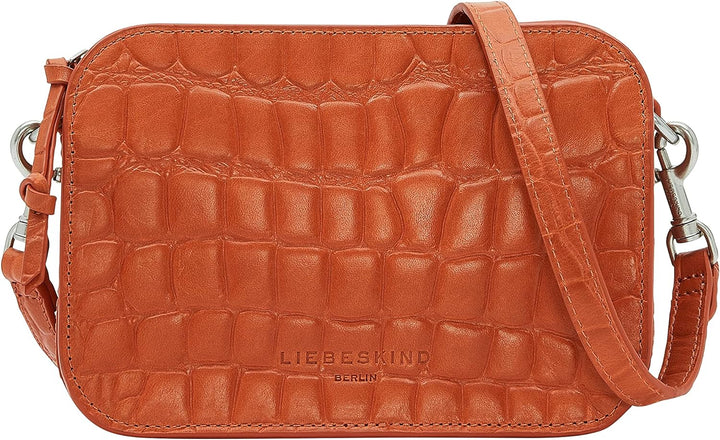 Liebeskind Berlin Damen Luka Crossbody S Dark Mandarine, Dark Mandarine