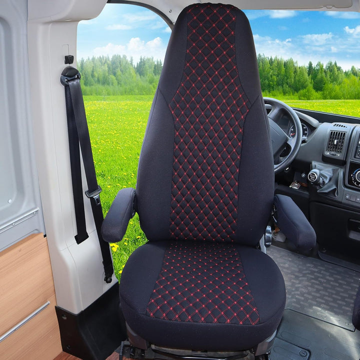 BREMER SITZBEZÜGE Mass Piloten Schonbezüge Sitzbezüge kompatibel mit Wohnmobil Camper Hymer Ducato W