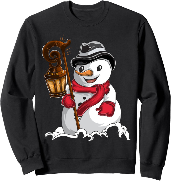 Weihnachten Geschenk Kinder Winter Cartoon Schneemann Sweatshirt