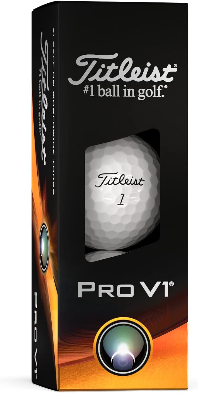 Titleist Pro V1 Golf, Erwachsene, Unisex, Weiss, 12 Kugeln