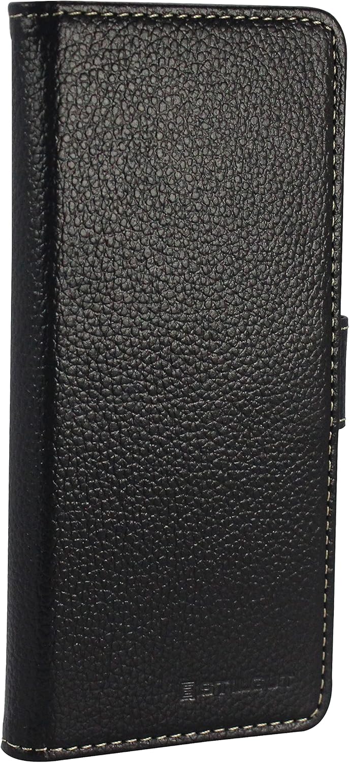 STILGUT Talis kompatibel mit Sony Xperia 10 II Hülle mit Kartenfach aus Leder, Wallet Case, Lederhül