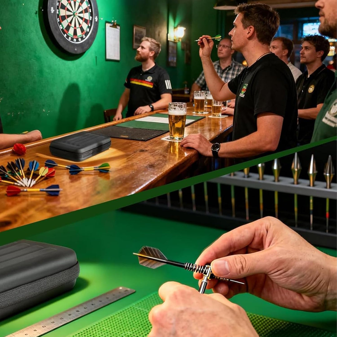 Dart Case Blaze Pro 6 | Dart Tasche für 6 Darts | Professionelles Dart Etui mit Eva-Schutz | Aufbewa