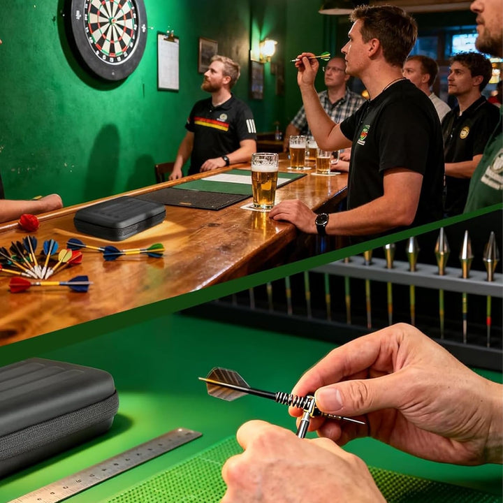 Dart Case Blaze Pro 6 | Dart Tasche für 6 Darts | Professionelles Dart Etui mit Eva-Schutz | Aufbewa