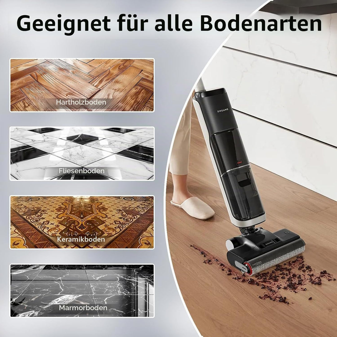 Zubehör Ersatzteile für Dreame H14 Pro, 2 Rollenbürsten 3 HEPA-Filter für Dreame H14, H14 Dual Boden