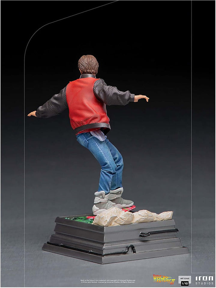 Iron Studios Back to The Future Marty McFly Hoverboard 1/10 Scale Statue Standard 1:10, 1:10