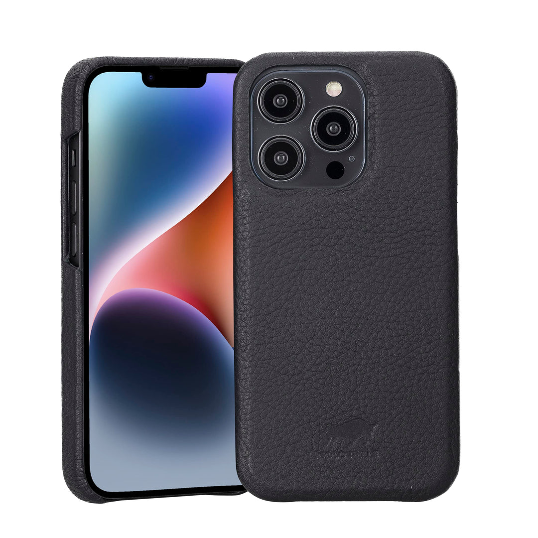 Solo Pelle Lederhülle für das iPhone 14 Pro in 6.1 Zoll Princeton Case Leder Hülle Ledertasche Backc