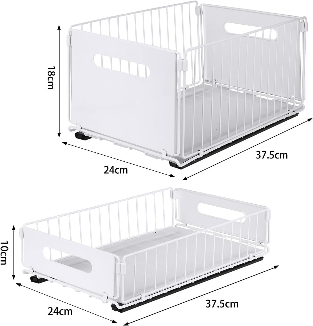 Unterregal Aufbewahrungskorb, Hängekorb Regal Unter Schrank Hängekorb Metall Korb Organizer Regalein