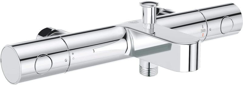 GROHE Grohtherm 800 Cosmopolitan | Thermostat-Wannenbatterie, ohne Anschlüsse - mit ergonomischem Me