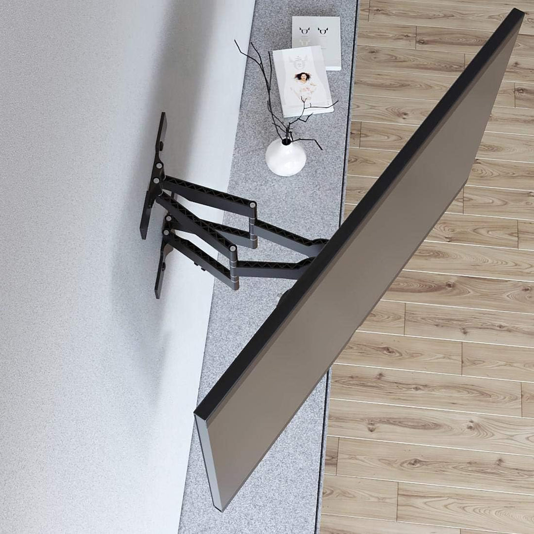 Hama TV Wandhalterung Schwenkbar, Neigbar, Slim (37 - 90 Zoll TV Halterung für Fernseher bis zu 40 k