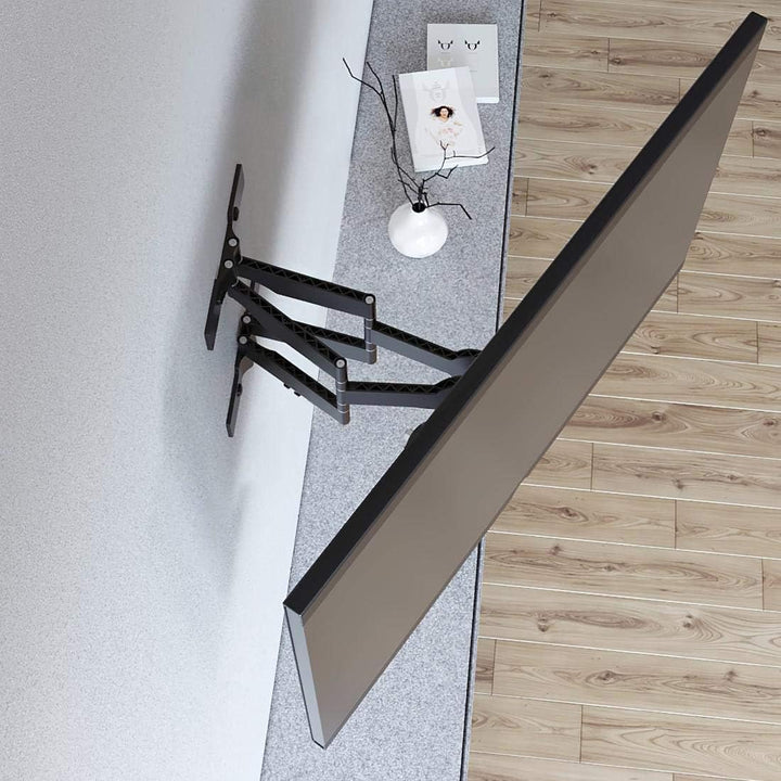 Hama TV Wandhalterung Schwenkbar, Neigbar, Slim (37 - 90 Zoll TV Halterung für Fernseher bis zu 40 k