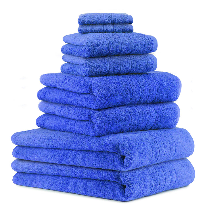 Betz 8er Set Handtücher Handtuch Deluxe 100% Baumwolle 2 Badetücher 2 Duschtücher 2 Handtücher 2 Sei