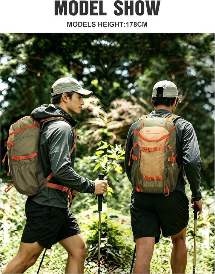 Mountaintop 20L Wanderrucksack Herren Damen Trekkingrucksack Reiserucksack Outdoor Rucksack Trekking
