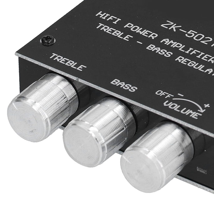 Zweikanal Leistungsverstärkermodul, Bluetooth Stereo Verstärkerplatine mit Höhen Bass Steuerung ZK-5