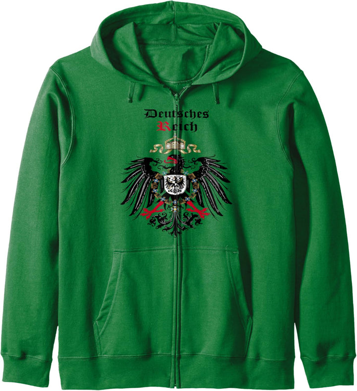 Deutsches Reich Adler Kaiserreich Wappen Kapuzenjacke