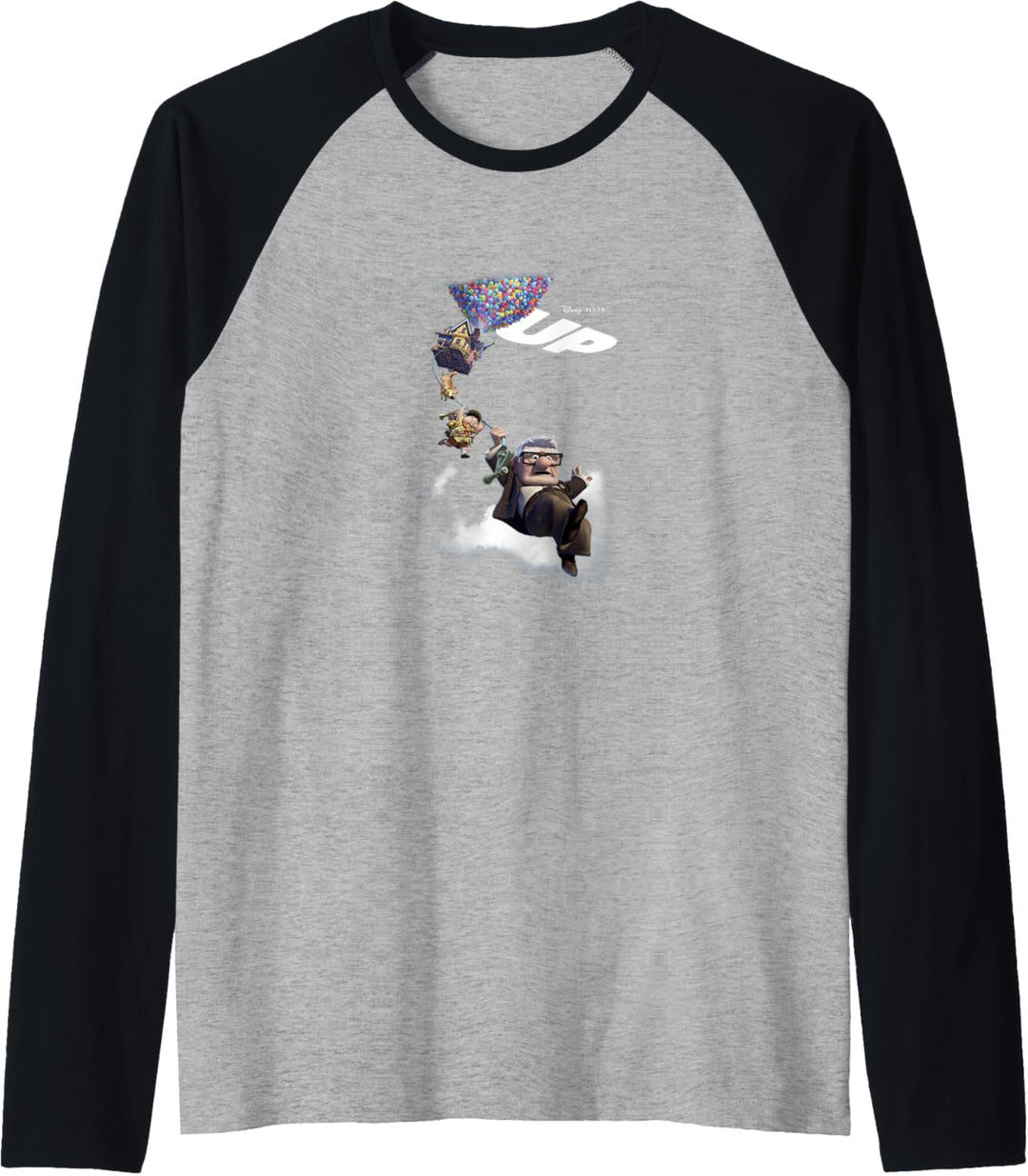 Disney Pixar Up Movie Poster Group Shot Raglan