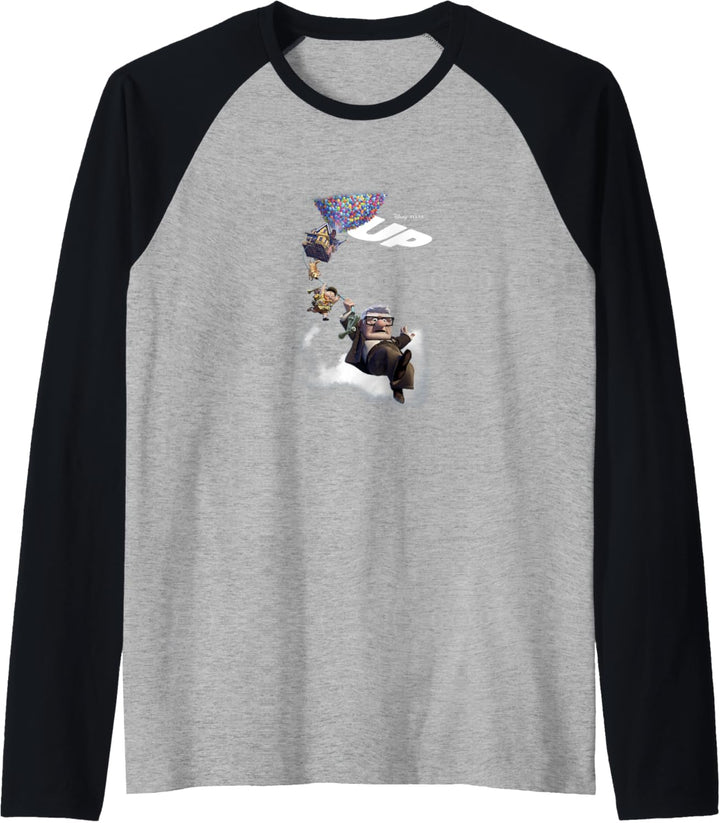 Disney Pixar Up Movie Poster Group Shot Raglan