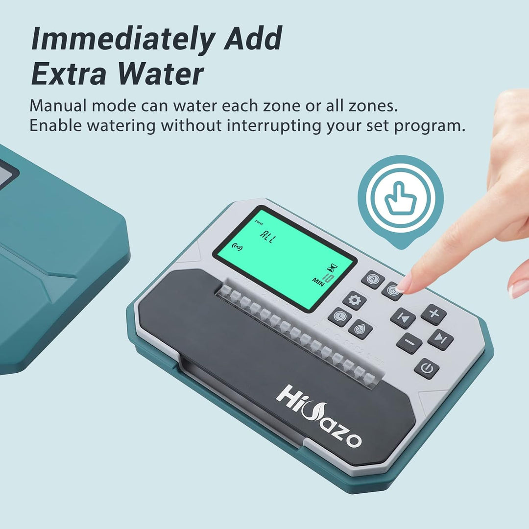 bewässerungscomputer, WiFi Sprinkler Bewässerungssystem Timer, 8 Zonen, Innen Aussenbewässerungssyst