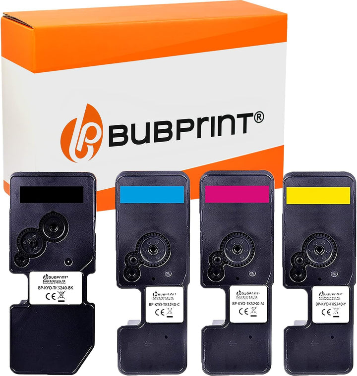 4 Toner kompatibel als Ersatz für Kyocera TK-5240 TK5240 für Ecosys M5526cdw M5526cdn P5026cdw P5026