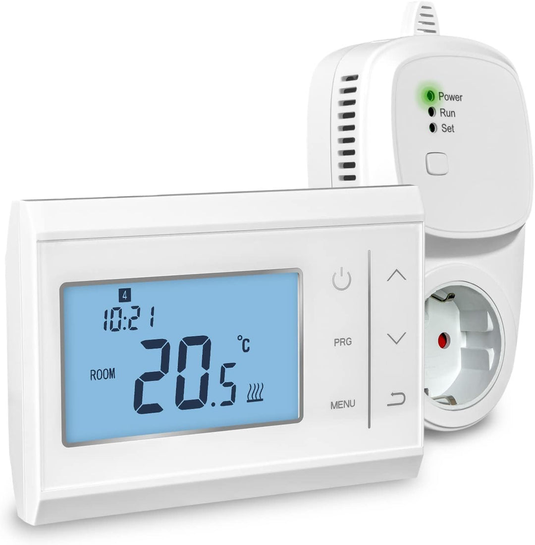 868MHz Funk-Thermostat/Raumregler Set, Sender mit Batteriebetrieb (2X AAA), Tuya Smart App für Smart