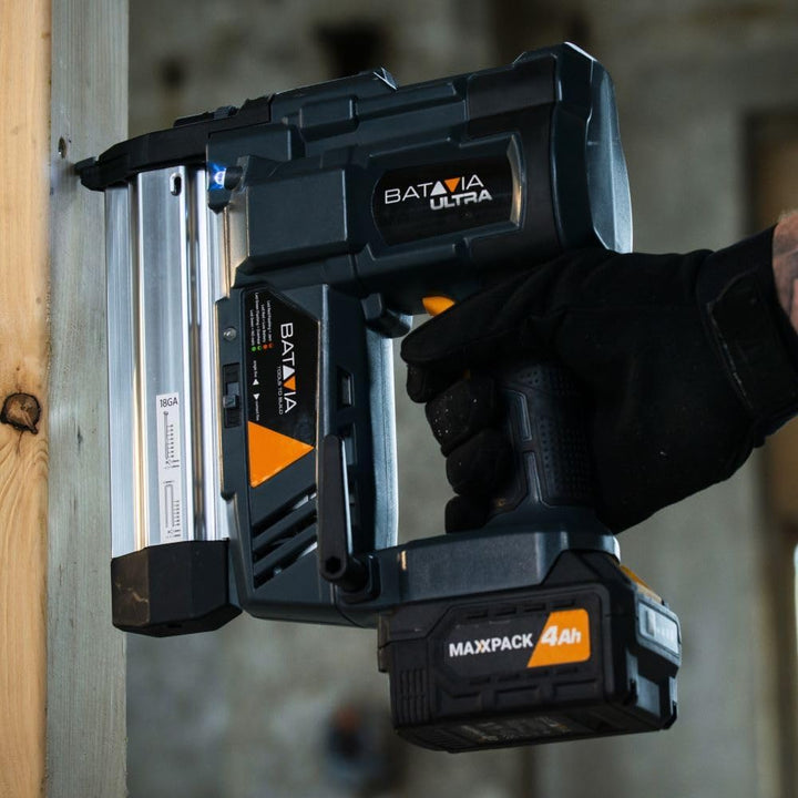 Batavia Akku-Klammer-Nagel-Tacker 18GA 18V - ohne Akku und Ladegerät