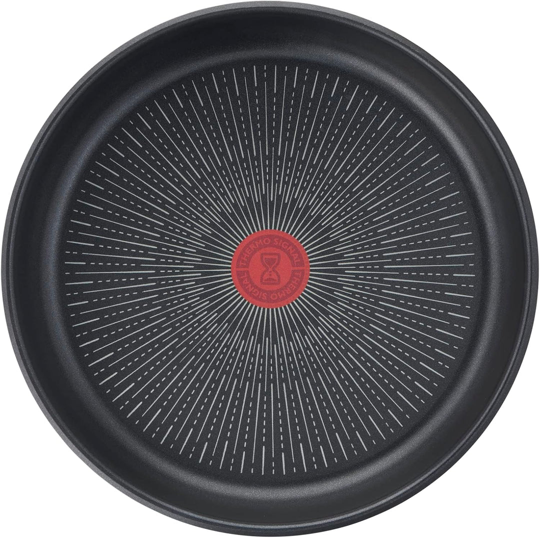 Tefal Ingenio Preference Bratpfanne 28 cm, stapelbar, Edelstahl, sichere Antihaftbeschichtung, Induk