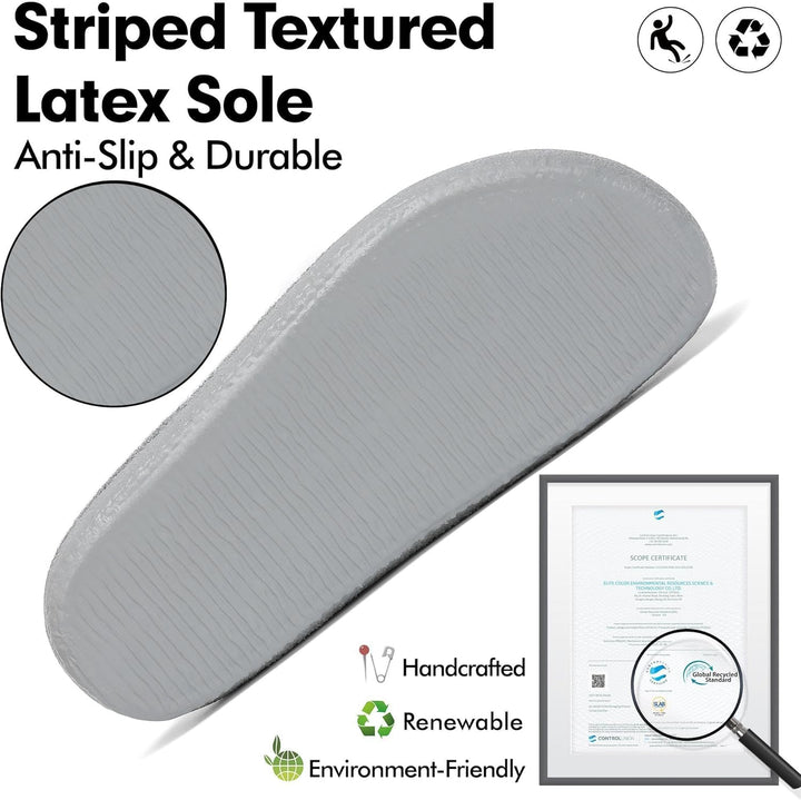Mishansha Filz Hausschuhe Winter Bequem Filzpantoffeln für Damen Herren Gr.36-48 46 EU Anthrazitgrau