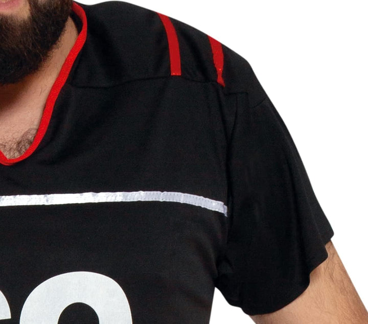 FIESTAS GUIRCA | Quarterback Kostüm - T-Shirt und Hose für Sportpartys und Feiern - Ideal für Hallow