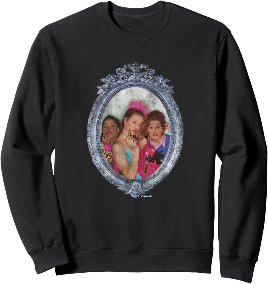 Clueless Group Shot Vintage Mirror Poster Sweatshirt