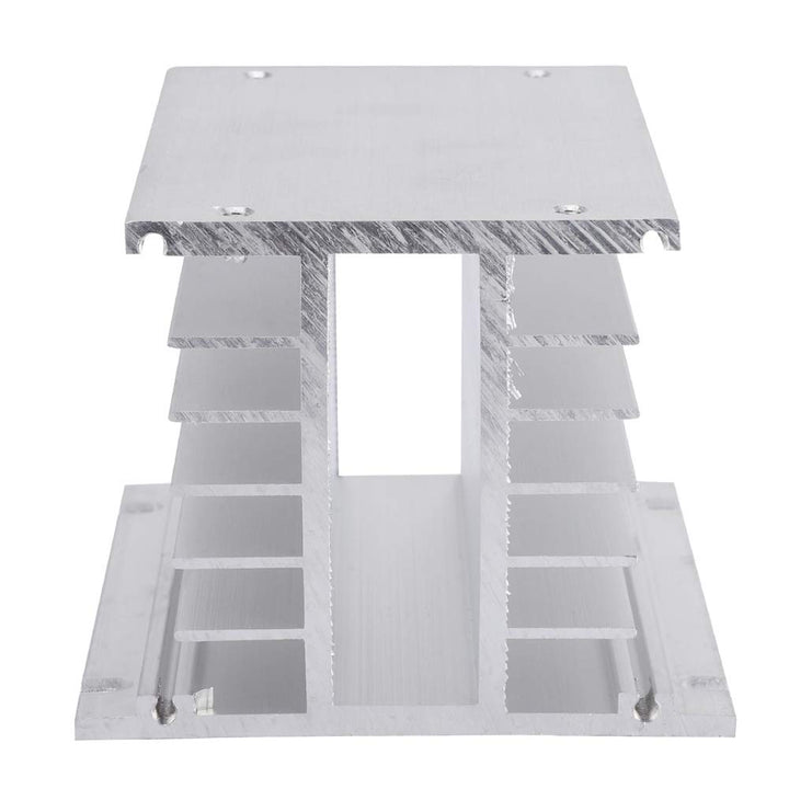 3-Phasen-Kühlkörper Aluminium, SSR-Kühlkörper Dreiphasen-Halbleiterrelais-Kühlkörper für DIN-Install